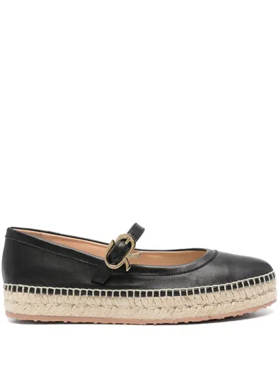 Gianvito Rossi Elda Espadrilles In Black