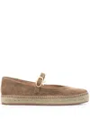 Gianvito Rossi Mary Jane Elda Espadrilles In Brown