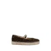 Gianvito Rossi Leopard-print Suede Espadrilles In Brown