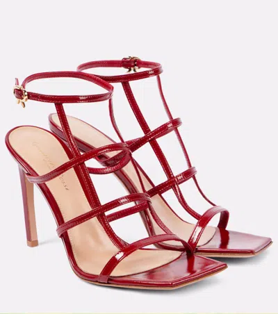 Gianvito Rossi Elegance Sandal 95mm For Women In Red