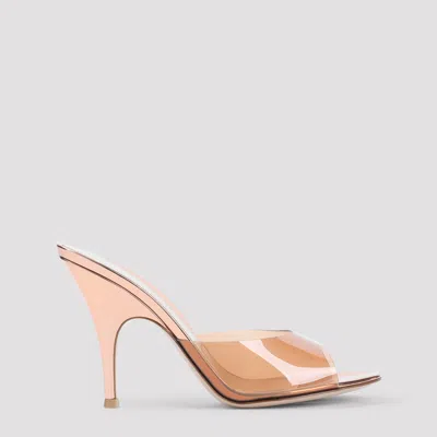 Gianvito Rossi Elegant 9.5cm Heel Women's Sandals In Pink & Purple