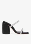 Gianvito Rossi Eline 95 Crystal-embellished Mules In Black