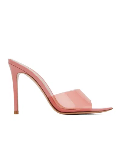 Gianvito Rossi Elle 115mm Mules In Pink