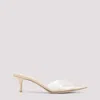 Gianvito Rossi Elle 55 Pointed Mules In Neutral