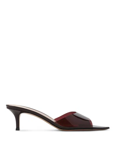 Gianvito Rossi Elle 55 Mules In Nude & Neutrals