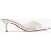 Gianvito Rossi Elle 55 Mules In White