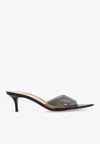Gianvito Rossi Elle 55 Pvc Mules In Black