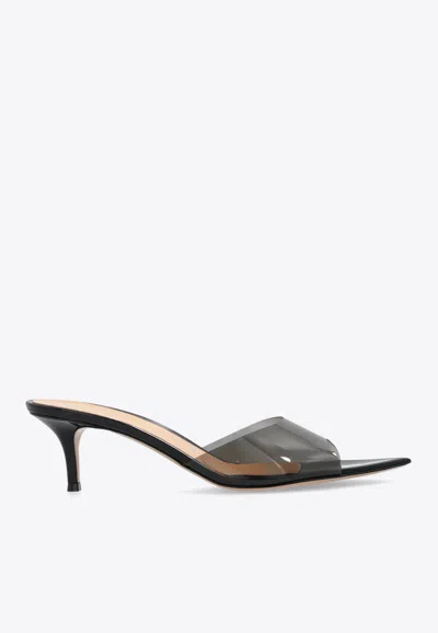 GIANVITO ROSSI ELLE 55 PVC MULES