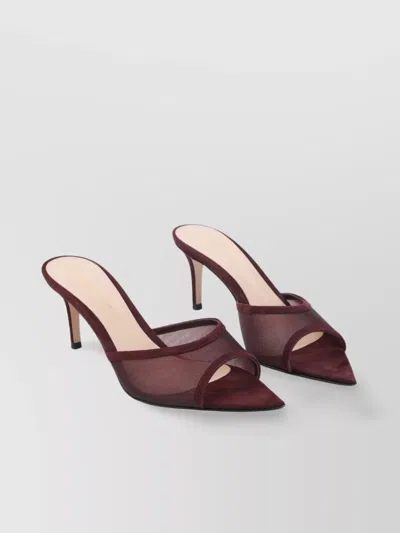 GIANVITO ROSSI ELLE 70 MESH MULES