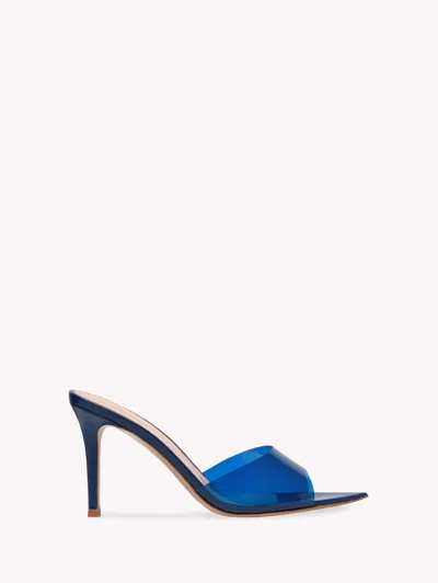 Gianvito Rossi Elle 85 Sandals In Blue_blue