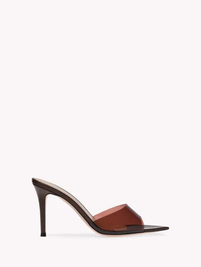 Gianvito Rossi Brown Elle 85 Heeled Sandals In Blue