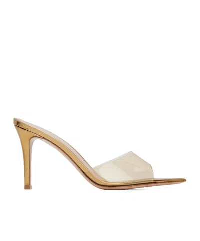 Gianvito Rossi Elle 85 High-heeled Sandals In Gold