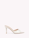 Gianvito Rossi Elle 85 Mule In White
