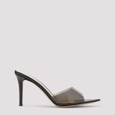 Gianvito Rossi Pointed Plexiglass Sandals With 85mm Heel Height In Black