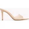 Gianvito Rossi Elle 85 Mules In Beige
