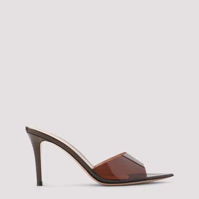 Gianvito Rossi Brown Elle 85 Heeled Sandals In Blue