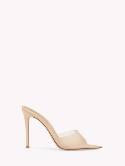 Gianvito Rossi Elle Mules In Beige