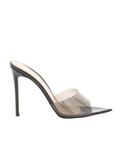 Gianvito Rossi Elle Patent Leather Mules In Black