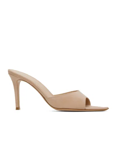 Gianvito Rossi 85mm Elle Mules In Nude