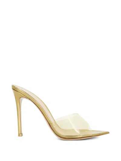 Gianvito Rossi Elle Pointed Mule In Yellow