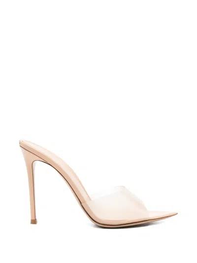 Gianvito Rossi Pointed Toe Heeled Sandals With 105mm Heel In Pink