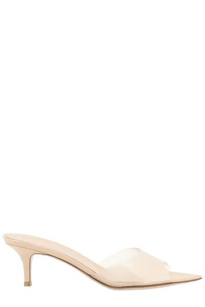 GIANVITO ROSSI ELLE POINTED-TOE MULES