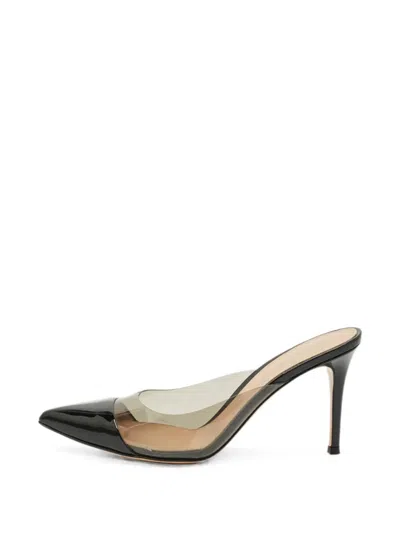 Pre-owned Gianvito Rossi Elle Pointed-toe Mules In Black
