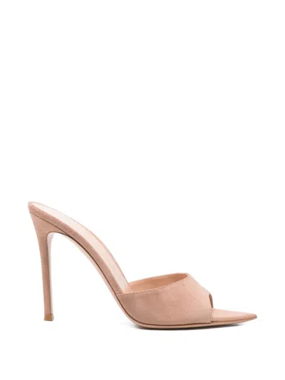 Gianvito Rossi Elle Pointed-toe Sandals In Pink