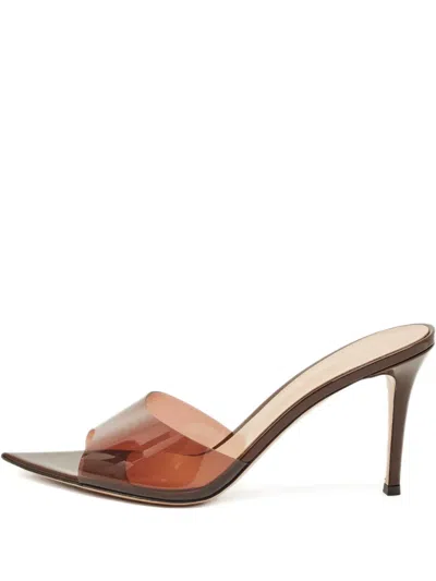 Pre-owned Gianvito Rossi Elle Sandals In Brown