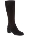 Gianvito Rossi Ellington 60 Suede Knee-high Boot In Black