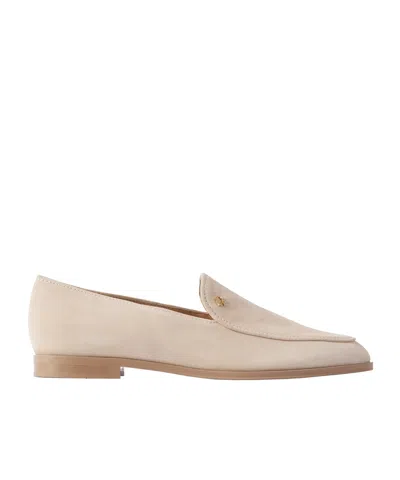 Gianvito Rossi Embellished Suede Loafers In Animal Print