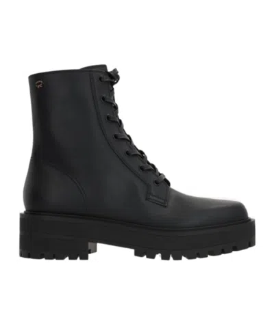 GIANVITO ROSSI GIANVITO ROSSI TURNER SQUARE TOE LACE-UP BOOTS
