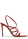 Gianvito Rossi Ettie 105 Nappa Leather Sandals In Red