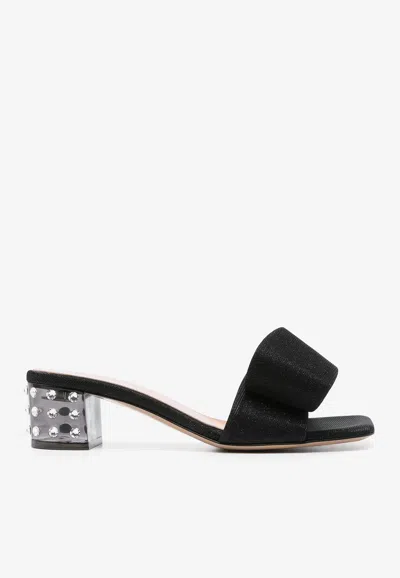 Gianvito Rossi Flash 45 Leather Mules