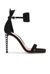 Gianvito Rossi Flash Bow Strap Sandal In Black