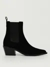 Gianvito Rossi Flat Ankle Boots  Woman Color Black In Black