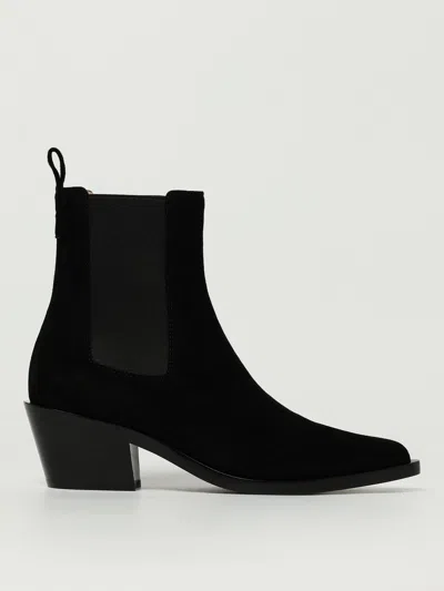 Gianvito Rossi Flat Ankle Boots  Woman Color Black