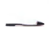 Gianvito Rossi Plexi Slingback Flat Ballerina Shoes In Black