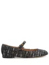Gianvito Rossi Venezia Boucle Buckle Ballerina Flats In Blue