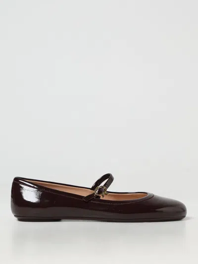 GIANVITO ROSSI FLAT SHOES GIANVITO ROSSI WOMAN COLOR BURGUNDY,G08363050