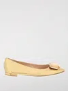 Gianvito Rossi 10mm Gem-emebellished Ballerinas In Gold