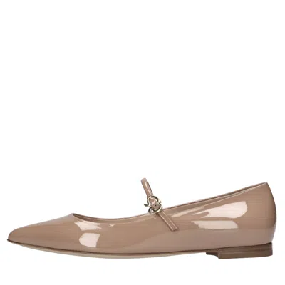 Gianvito Rossi Flat Shoes In Brown