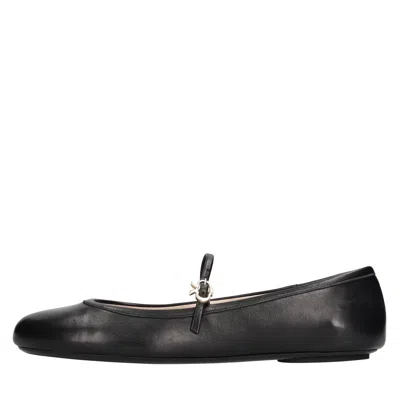 Gianvito Rossi Flat Shoes In Black
