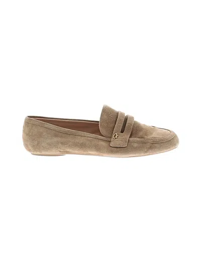 Pre-owned Gianvito Rossi Flats In Tan