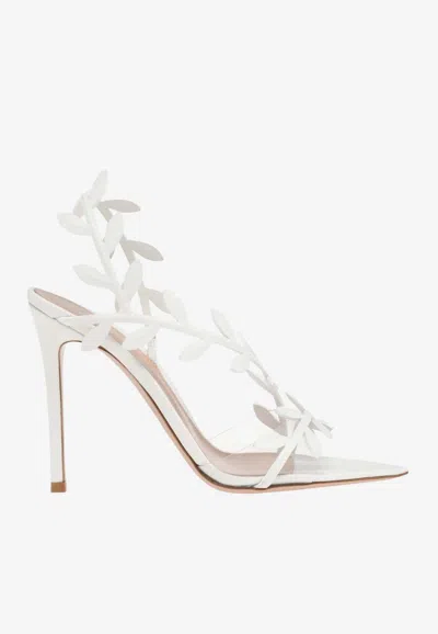 Gianvito Rossi Flavia 105 Asymmetric Heeled Sandals In Multi