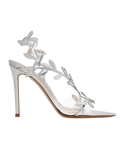 Gianvito Rossi Flavia High-heeled Sandals In Silver