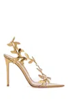 Gianvito Rossi Flavia Leaf Pointed Toe Asymmetric Slingback Sandal