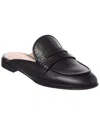 Gianvito Rossi Florio Leather Slippers In Black