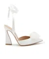 Gianvito Rossi Flower-detailing Pointed-toe Pumps In White