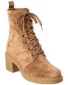 Gianvito Rossi Foster 45 Suede Boot In Brown